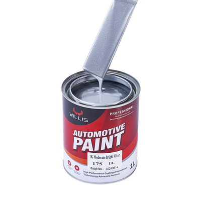 1K Primer Pearl Silver Metallic Automotive Paint Standard Thinner 2K Эпоксидный праймер 1K Серебряный металлический основной слой