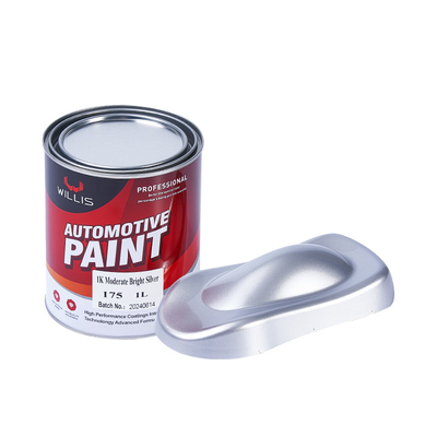 1K Primer Pearl Silver Metallic Automotive Paint Standard Thinner 2K Эпоксидный праймер 1K Серебряный металлический основной слой
