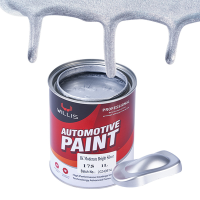 1K Primer Pearl Silver Metallic Automotive Paint Standard Thinner 2K Эпоксидный праймер 1K Серебряный металлический основной слой