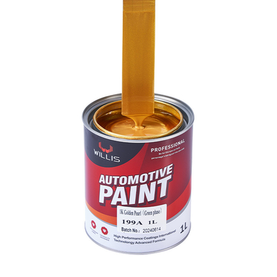 1K Pearl Car Paint для настраиваемого жидкого покрытия в золотисто-зеленой фазе