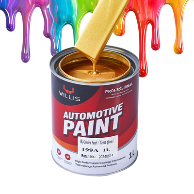 1K Pearl Car Paint для настраиваемого жидкого покрытия в золотисто-зеленой фазе