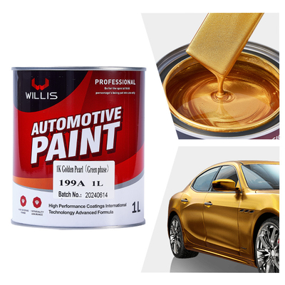 1K Pearl Car Paint для настраиваемого жидкого покрытия в золотисто-зеленой фазе