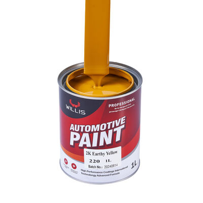WILLIS Customizable 2K Single Component Acrylic Pearl Auto Paint Color Resin Liquid Coating Application Spray Model 220 Various