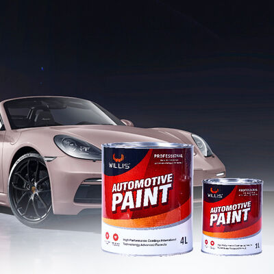WILLIS Customizable 2K Single Component Acrylic Pearl Auto Paint Color Resin Liquid Coating Application Spray Model 220 Various