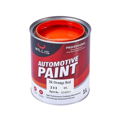 Professional Quality WILLIS 2K Car Paint with Delicate Texture for Plastic Coating & Boat Paint Spray Application