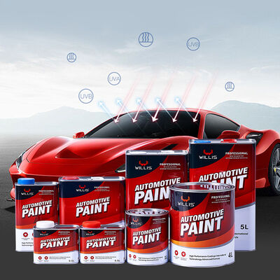 WILLIS 212 2K Acrylic Resin Car Paint Spray Application Liquid Coating
