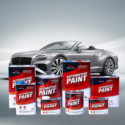 Лучшая продаваемая автомобильная и лодочная краска WILLIS 2K Red Acrylic Resin Liquid Coating с распылением