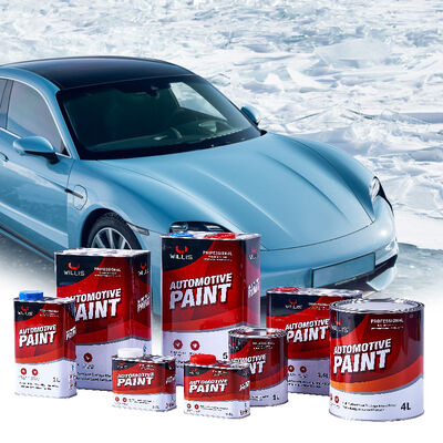 Лучшая продаваемая автомобильная и лодочная краска WILLIS 2K Red Acrylic Resin Liquid Coating с распылением