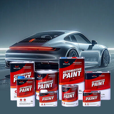 WILLIS 2K Acrylic Resin Solid Color Car Refinish Paint for Automotive & Metal Repair Spray Application Liquid Coating