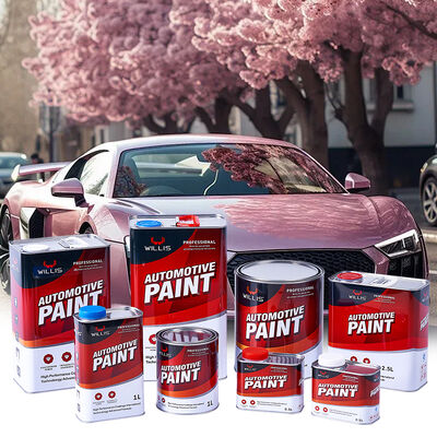High Quality WILLIS 2K Medium Yellow Acrylic Based Liquid Coating Car Paint Auto Spray Repair Furniture Paint