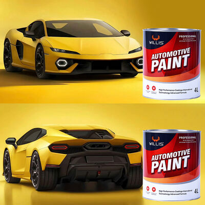 WILLIS Model 201 Sustainable Eco-Friendly Car Body Paint 1K/2K Solid Color Acrylic Spray Paint Pigment OEM Code Liquid Coating