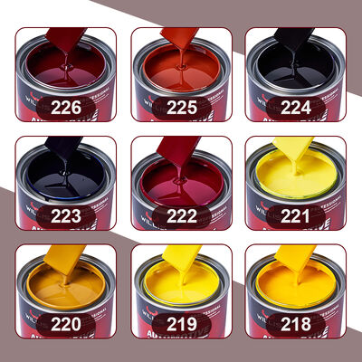 High Quality 2K Auto Paint Fast Dry Easy Apply Wholesale Auto Body Automotive Liquid Coating Acrylic Resin Based Solid Color Car
