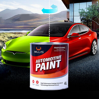High Quality 2K Auto Paint Fast Dry Easy Apply Wholesale Auto Body Automotive Liquid Coating Acrylic Resin Based Solid Color Car