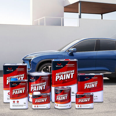 High Quality 2K Auto Paint Fast Dry Easy Apply Wholesale Auto Body Automotive Liquid Coating Acrylic Resin Based Solid Color Car