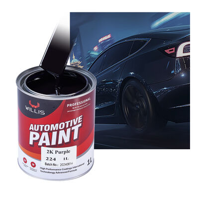 2K фиолетовая автомобильная краска двухкомпонентная акриловая грунтовка-эмаль для покраски автомобилей, ремонтная краска для распыления