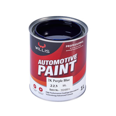 Manufacturer's Good Price 2K Purple Blue Car Paint Liquid Coating OEM Available Spray Refinish Two Component Acrylic Resin Paint