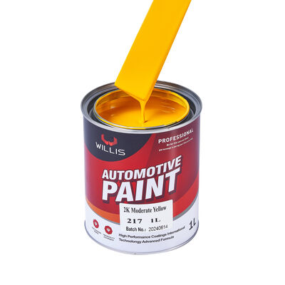 Factory Supply High Gloss 2K Moderate Yellow Solid Car Paint Coating & Paint Automotive Thinner Car Paint Hardener