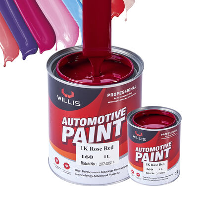 Factory Direct Sales WILLIS 1K Color Paint Liquid Coating for Car Boat Paint Automotive Repair Basecoat Refinish Plastic Coating