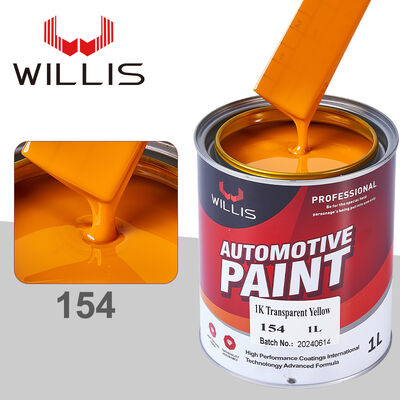 WILLIS 1K Basecoat Automotive Acrylic Spray-On Coating for Car Boat Refinish Plastic Coating Model 154 Жидкость на основе пигмента