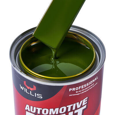 1K Liquid Acrylic Resin Automotive Repair Spray Paint Olive Green Car Paint with Body Filler Thinner for Cars