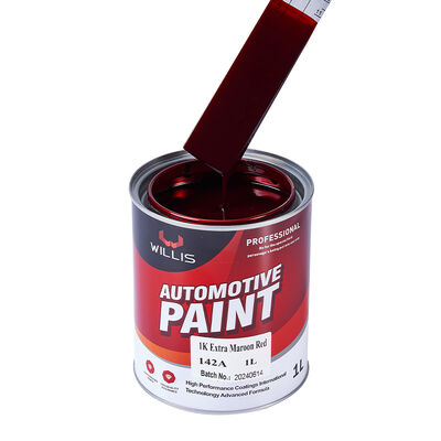 Высококачественное защитное покрытие для автомобильной краски 1k Extra Maroon Red Автомобильная краска для ремонта автомобилей Автомобильная краска