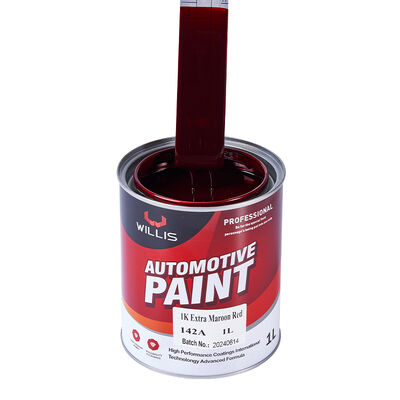 Высококачественное защитное покрытие для автомобильной краски 1k Extra Maroon Red Автомобильная краска для ремонта автомобилей Автомобильная краска