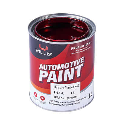 Высококачественное защитное покрытие для автомобильной краски 1k Extra Maroon Red Автомобильная краска для ремонта автомобилей Автомобильная краска