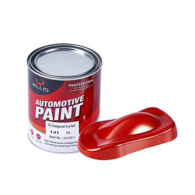 1K Прозрачная железокрасная автомобильная аэрозольная краска, жидкое покрытие на основе акриловой смолы для ремонта автомобилей, металлические покрасочные работы