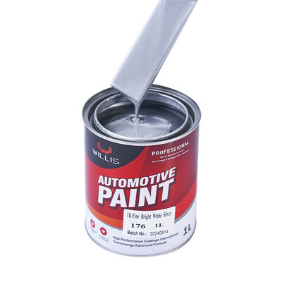 1K Acrylic Resin Liquid Coating Fine Bright White Silver Boat Paint Appliance Paint Plastic Coating Spray Application