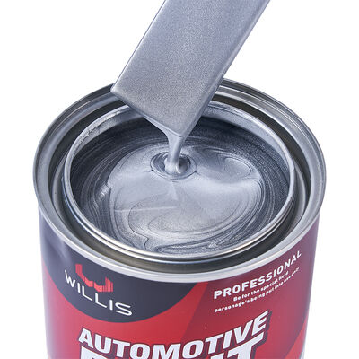 Hot Selling Willis 1K Fine White Silver Polyurethane Thinner Auto Repair Car Acrylic Resin Liquid Coating Paint Spray Mixed