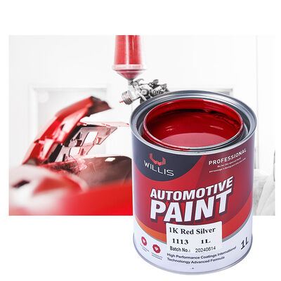Factory Supply 1K Silver Auto Repair Paint One-Component Acrylic Resin Liquid Coating Car Paint Epoxy Primer Spray Body Filler