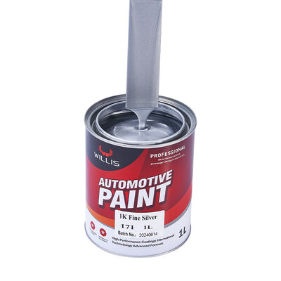 China Customizable 1K Silver Car Paint Ultra-Low Priced Acrylic Resin Metal Repair Coating Multiple Colors for Car Spraying