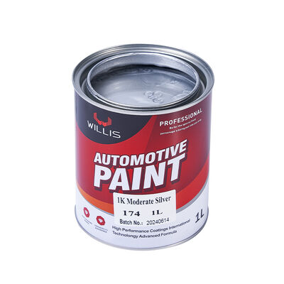 1K Moderate Silver Powder Coat Mixed Acrylic Resin Liquid Auto Paint Car Paint Thinner Spray for Car Coating