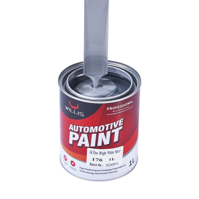 1K Acrylic Resin Liquid Coating Fine Bright White Silver Paint Moderate Brightness for Plastic Coating Thinner