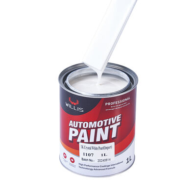 WILLIS Factory Supply 1K Crystal White Pearl Acrylic Resin Spray Liquid Coating for Car Paint and Plastic Coating