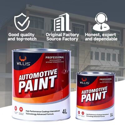 Настраиваемая цветная глянцевая быстросохнущая 2K эмаль для кузовного ремонта и подкраски автомобилей