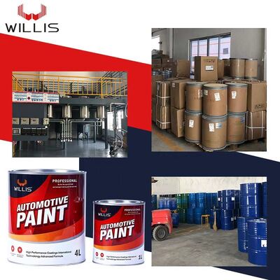 Настраиваемая цветная глянцевая быстросохнущая 2K эмаль для кузовного ремонта и подкраски автомобилей