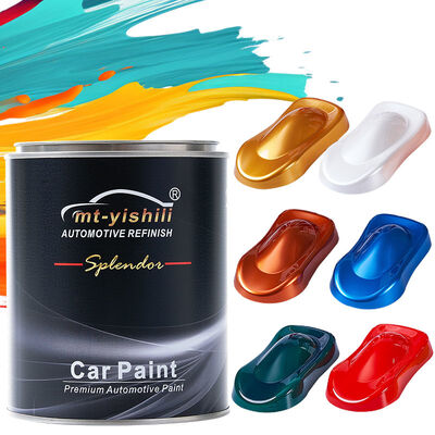 Factory Supply 1K Transparent Iron Red Acrylic Resin Touch Spray Paint for Car Scratch Repair & Car Paint Mixing Machine