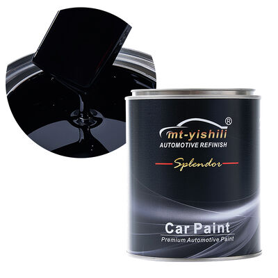 High Quality 1K Black Acrylic Coating , Automotive Refinishing Wholesale Price, 1L/4L Sizes