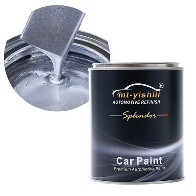 Car Paint, 1K Acrylic Paint, Silver Metallic Paint for Automotive - Moderate Coarse, Ready for Thinner Mixing and Spray Painting