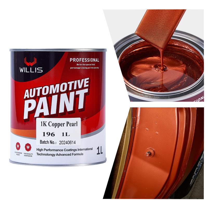Производственное предложение Акриловый лак 1K Basecoat Pearl Car Paint 1K Copper Pearl OEM Доступно Авторефинировка Спрей Автомашина