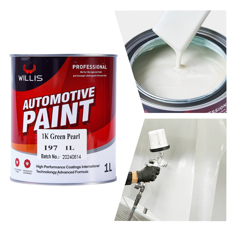 1K Basecoat Pearlescent Car Paint 1K Green Pearl Acrylic Lacquer Paint Автомобильная краска Бренды металлической автомобильной краски