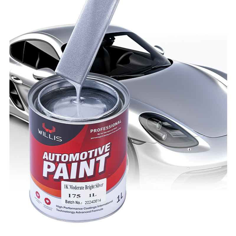 1K Primer Pearl Silver Metallic Automotive Paint Standard Thinner 2K Эпоксидный праймер 1K Серебряный металлический основной слой