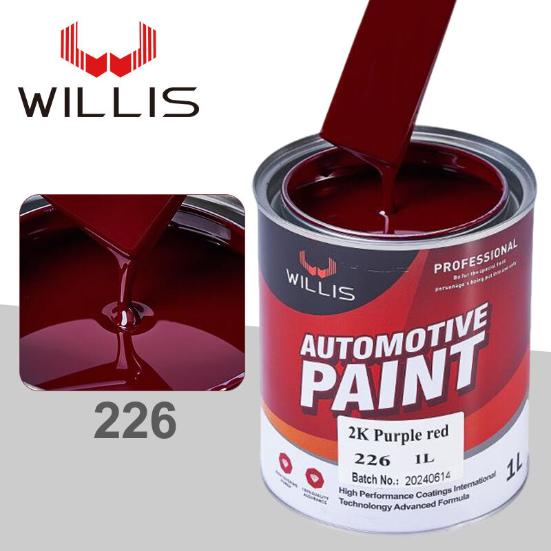 WILLIS Model 226 Красный цвет высокого качества оптовый акриловый смол первичный красочный спрей для ремонта автомобилей