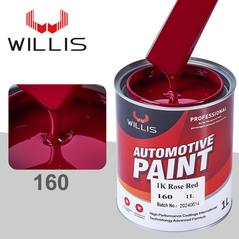 Factory Direct Sales WILLIS 1K Color Paint Liquid Coating for Car Boat Paint Automotive Repair Basecoat Refinish Plastic Coating