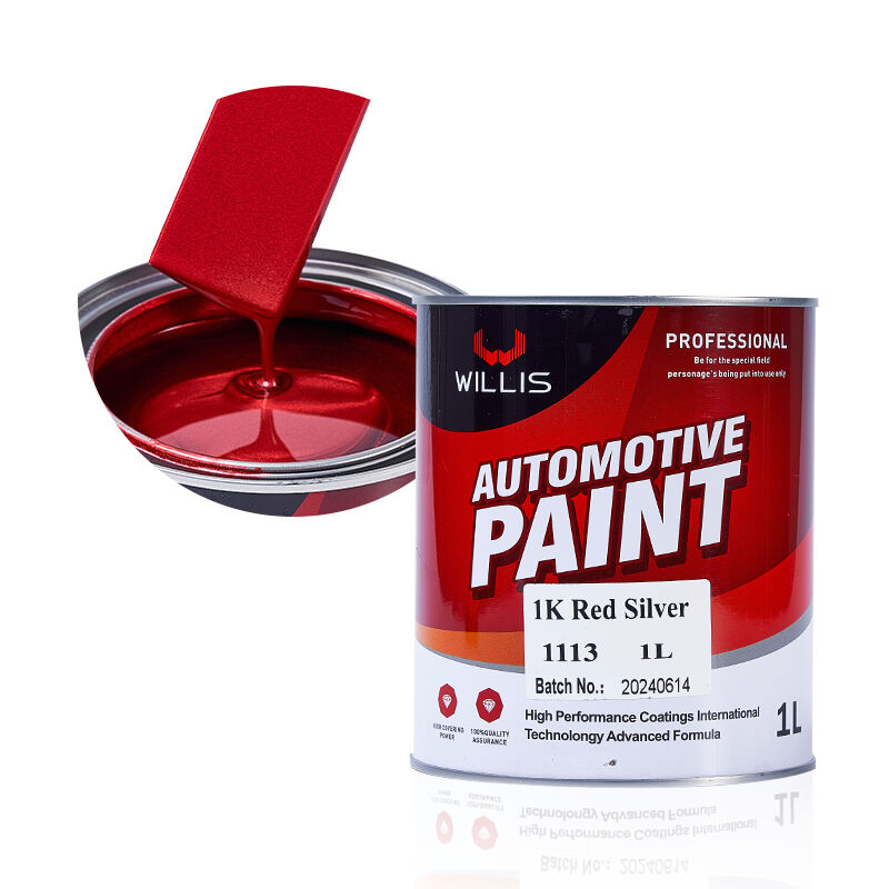 Factory Supply 1K Silver Auto Repair Paint One-Component Acrylic Resin Liquid Coating Car Paint Epoxy Primer Spray Body Filler