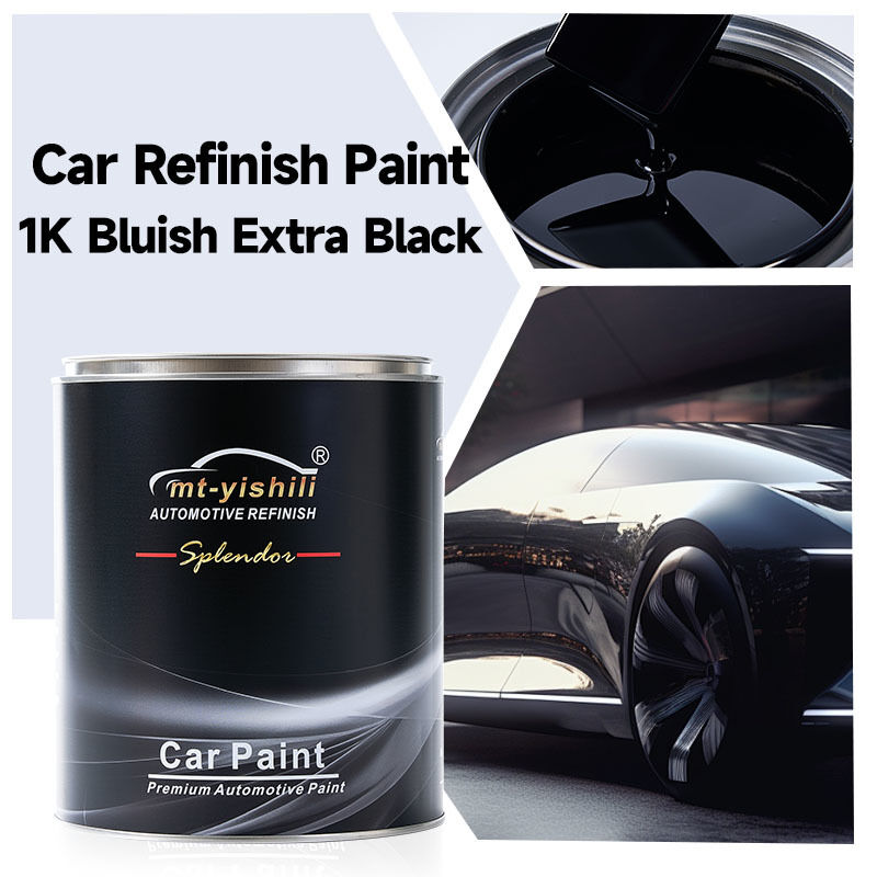 Low MOQ 1K Extra Black Automotive Paint Thinner - Acrylic Resin Spray for Car Refinishing & Touch-Up, Factory Supply